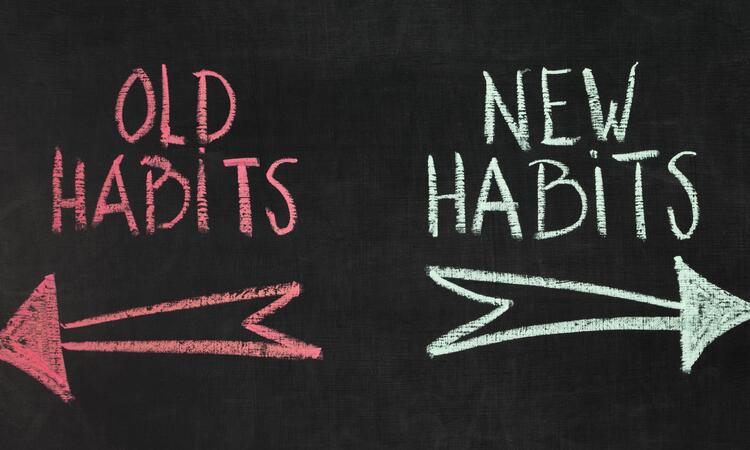 Old New Habits Concept