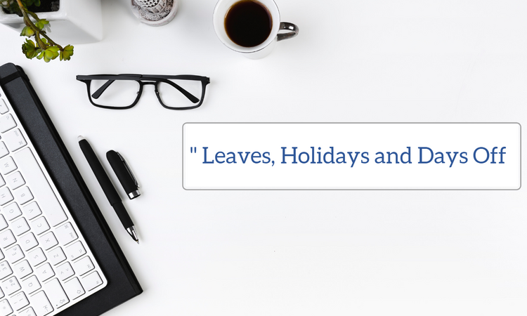 Leave Holiday Blog